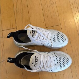 Nike White and Black Air Sneakers